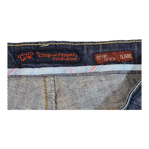 Chip and Pepper Laguna Beach Womens Size 9 Flare Bootcut Jeans Dark Wash - Picture 5 of 7